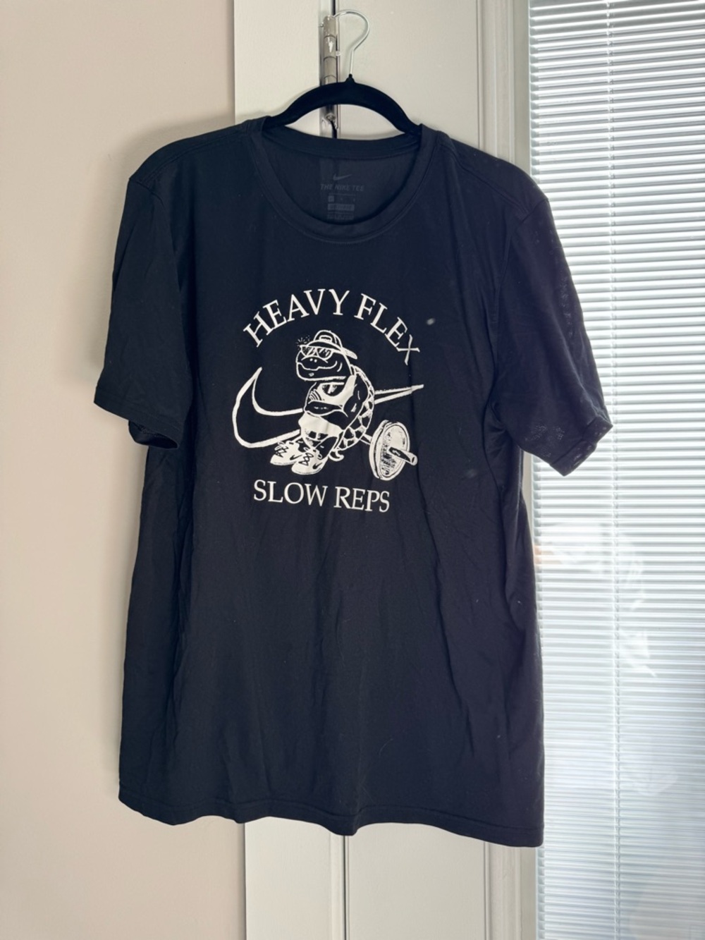 Heavy Flex "Slow Reps" Men's Black Nike Dry Fit Tee